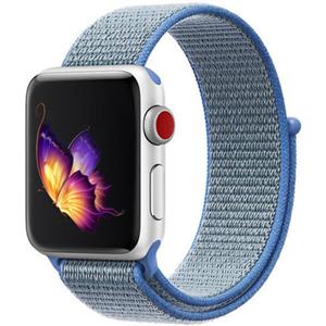 Apple Watch nylon bandje (blauw)