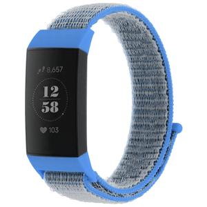 Fitbit Charge 4 nylon band (blauw)