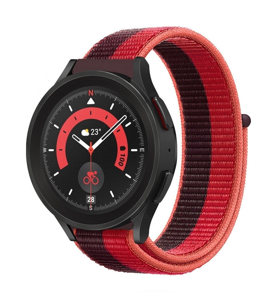Samsung Galaxy Watch 5 Pro nylon band (cherry magenta)