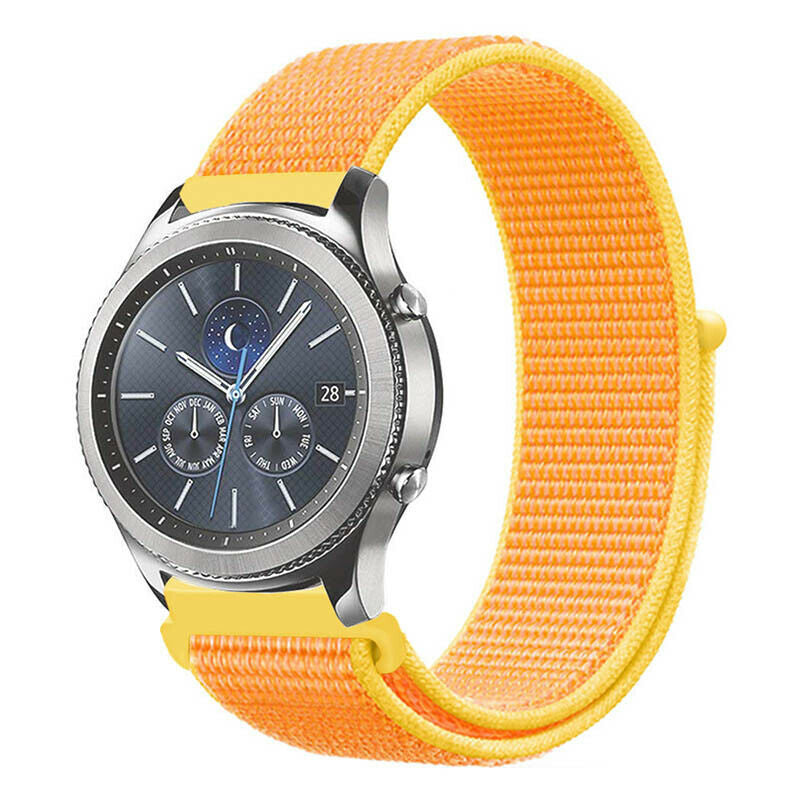 Samsung Gear S3 Classic & Frontier nylon band (lichtgeel)