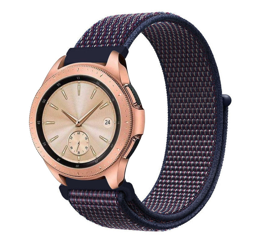 Samsung Galaxy Watch 41mm / 42mm nylon band (paars-blauw)