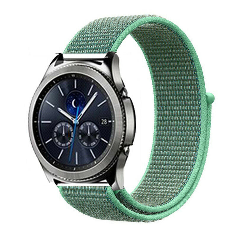 Samsung Gear S3 Classic & Frontier nylon bandje (mint)