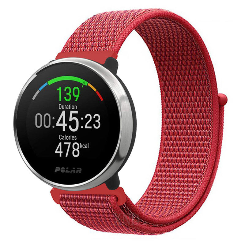 Polar Ignite nylon band (Chinees rood)
