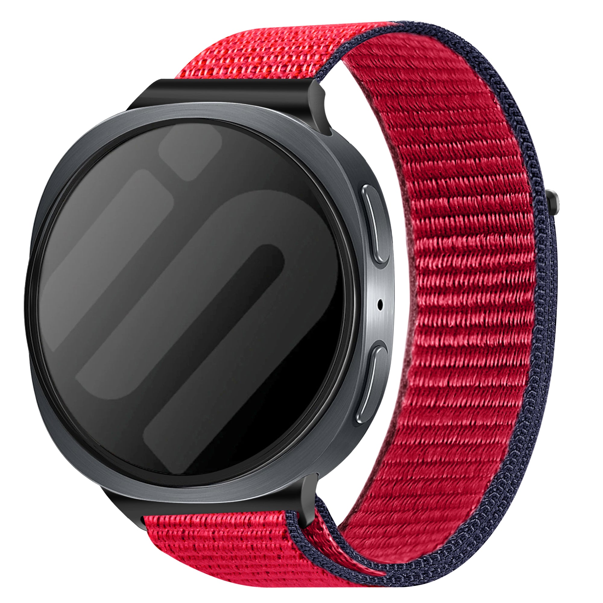 Samsung Galaxy Watch 8 - 40mm nylon bandje (rood mix)