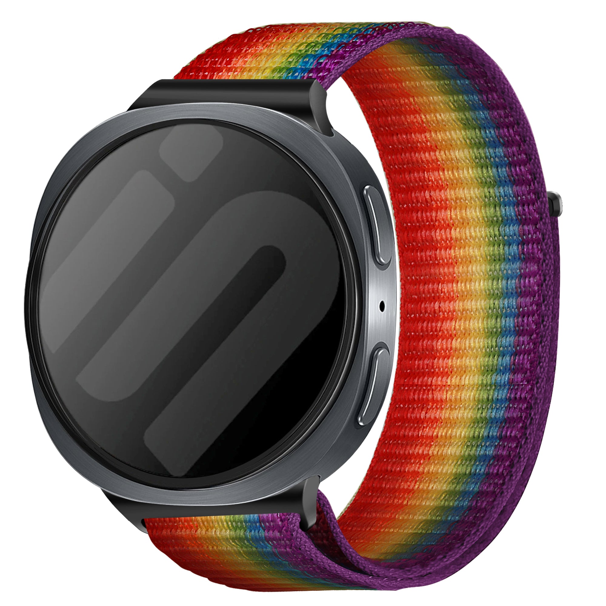 Samsung Galaxy Watch 8 - 44mm nylon bandje (regenboog)