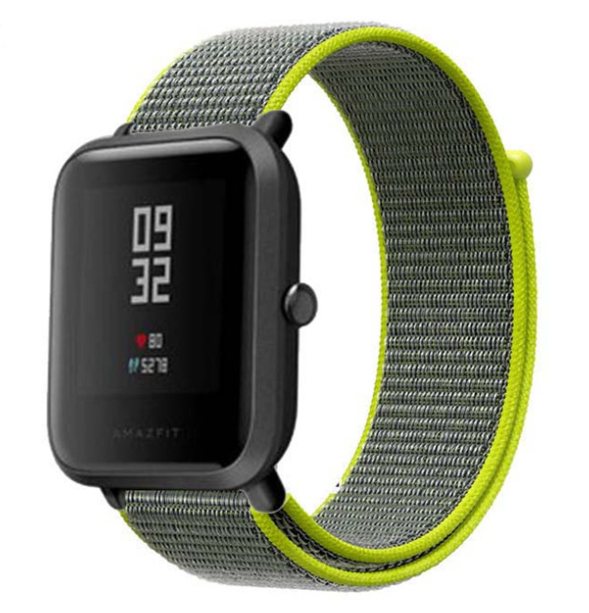 Xiaomi Amazfit Bip nylon band (fluoriserend)