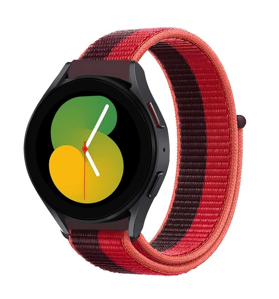 Samsung Galaxy Watch 5 - 40mm nylon band (cherry magenta)