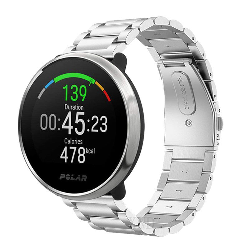 Polar Unite stalen band (zilver)