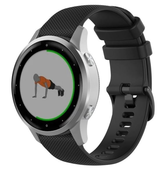 Garmin Vivoactive 4s siliconen bandje - 40mm - zwart