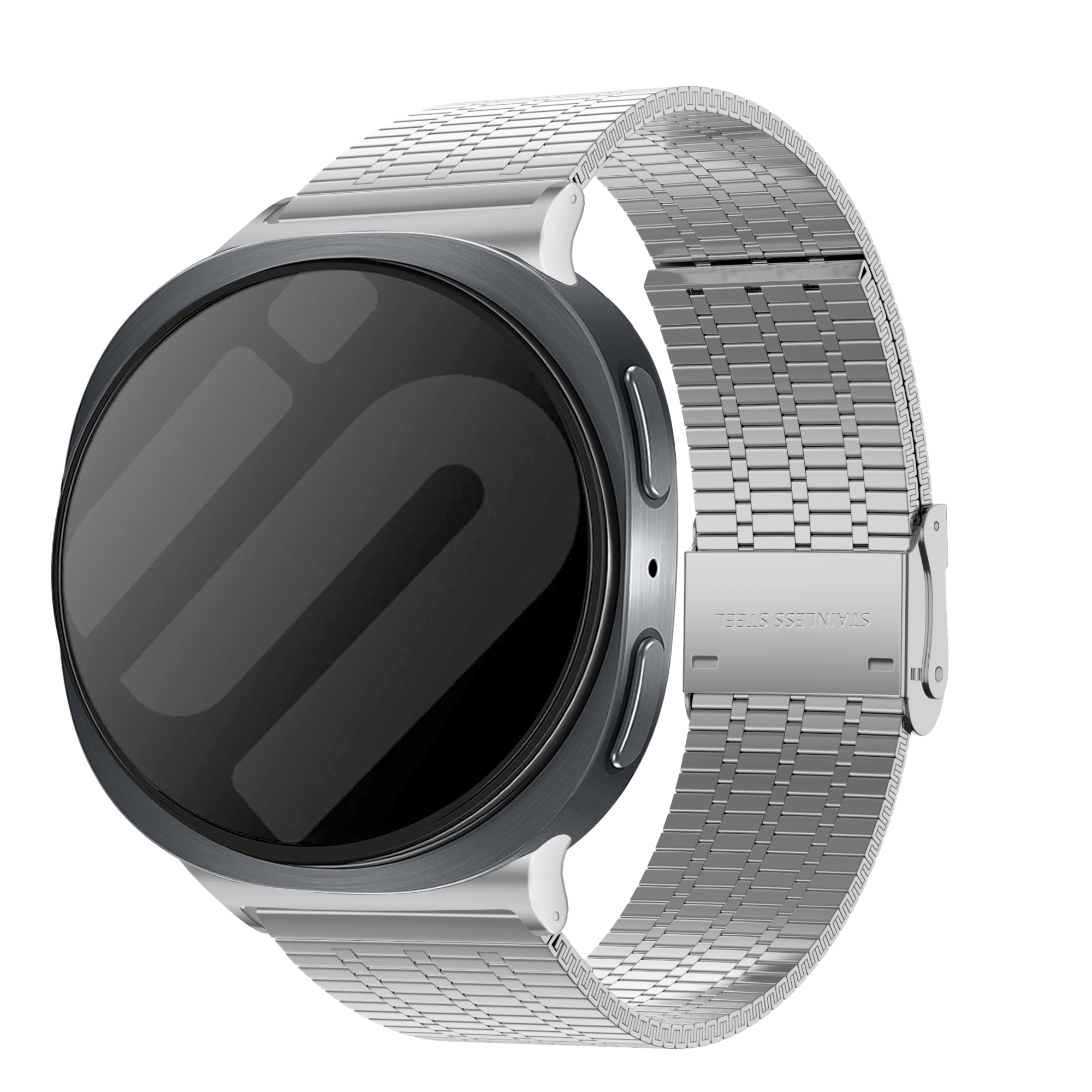 Samsung Galaxy Watch 8 - 44mm roestvrij stalen band (zilver)