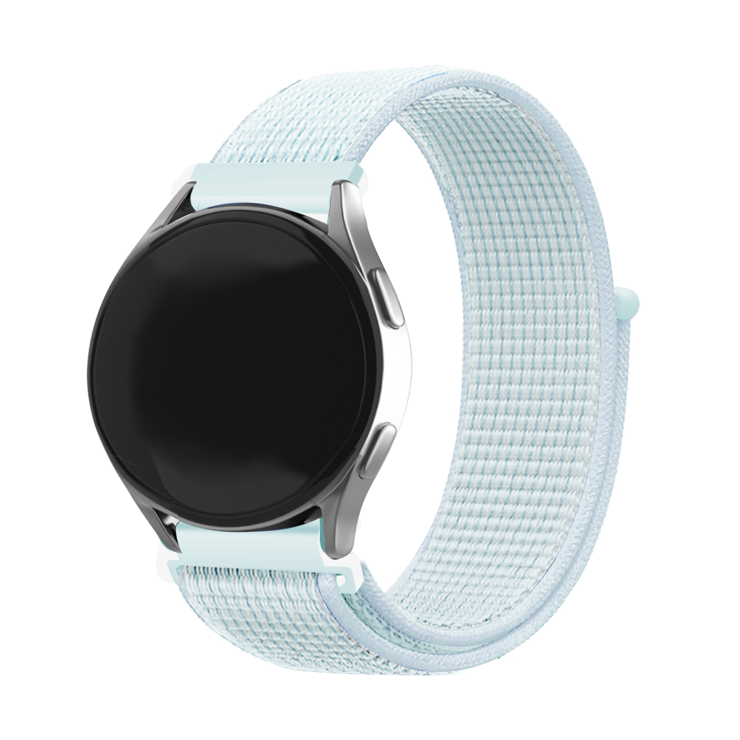 Amazfit Active 2 nylon bandje (licht cyaan)