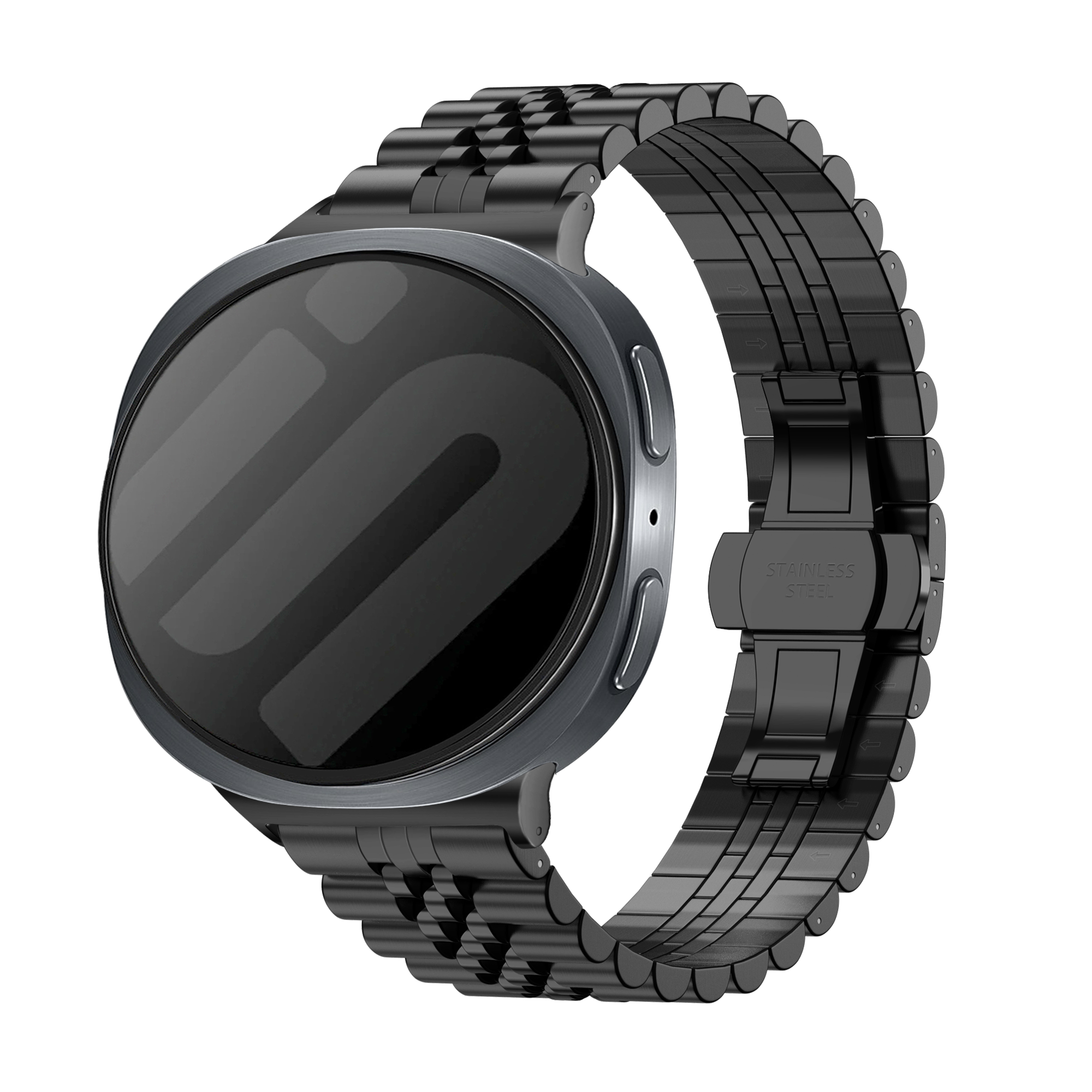 Samsung Galaxy Watch 8 - 40mm Jubilee stalen band (zwart)