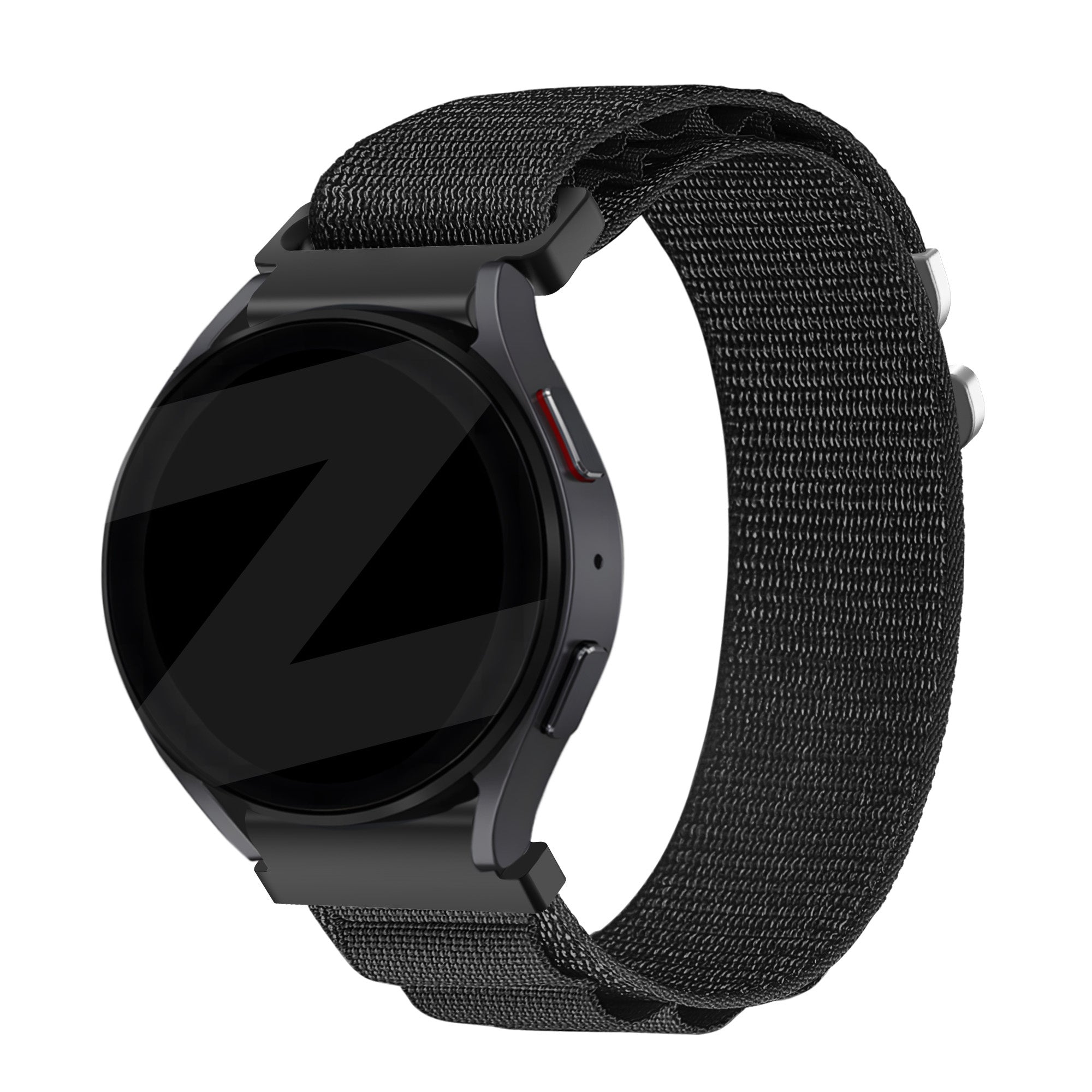 Bandz Huawei Watch GT 6 - 46mm Alpine nylon bandje (zwart)