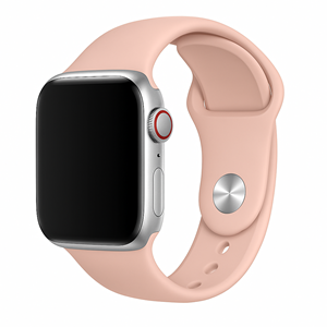 Apple Watch sport bandje (lichtroze)