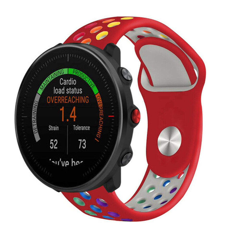 Polar Vantage M sport band (rood/kleurrijk)