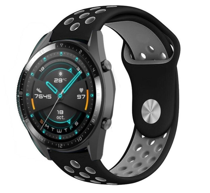 Huawei Watch GT 2 sport band (zwart/grijs)