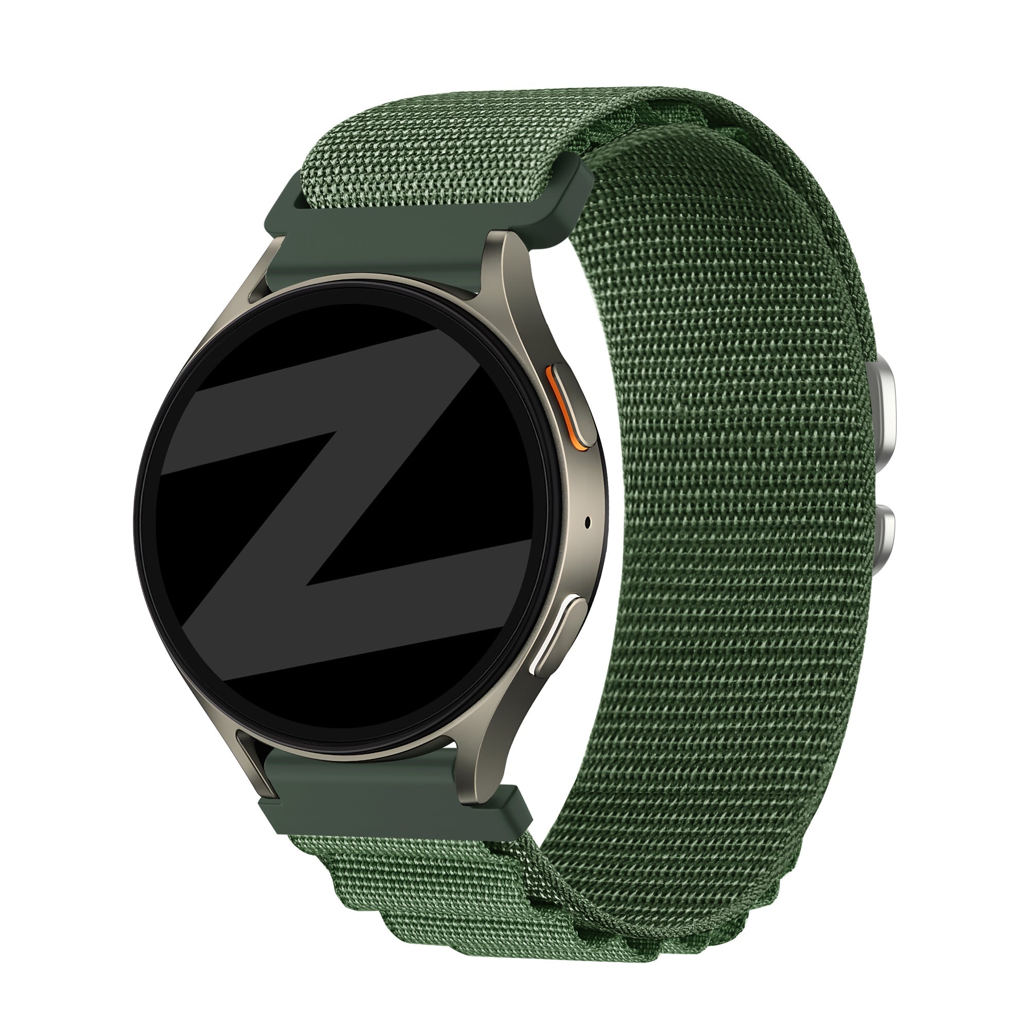 Bandz Polar Vantage M3 Alpine nylon band (olijfgroen)