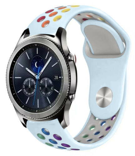 Samsung Gear S3 Classic & Frontier sport band (lichtblauw kleurrijk)