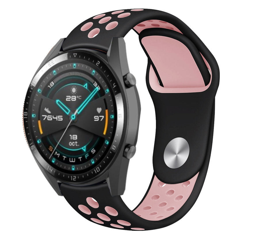Huawei Watch GT 2 sport band (zwart roze)