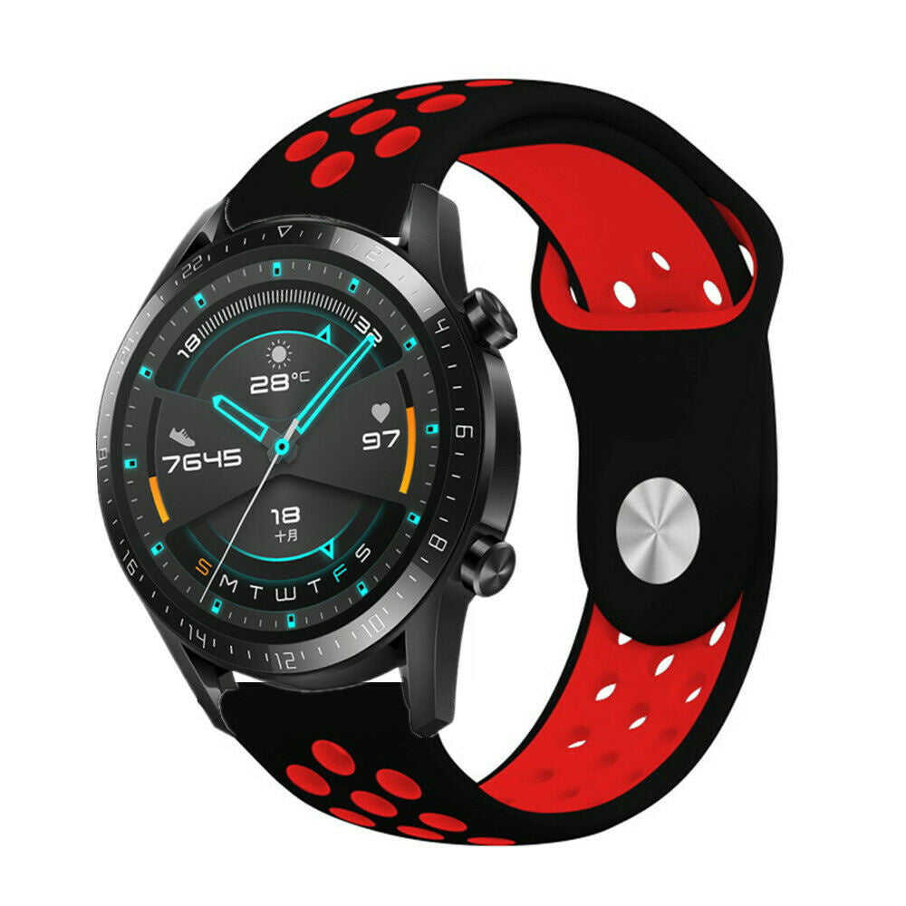 Huawei Watch GT 2 sport band (zwart rood)