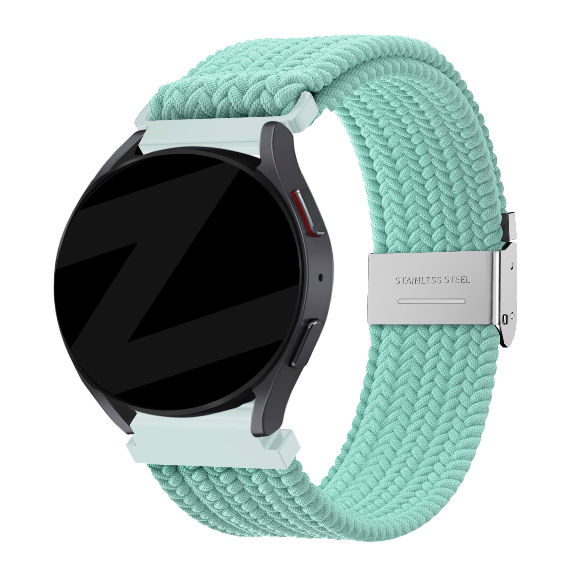 Bandz Garmin Venu gevlochten nylon band (turquoise)