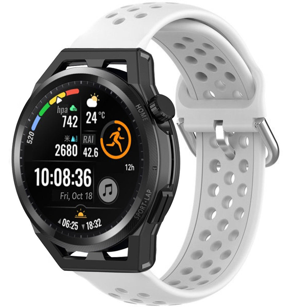 Huawei Watch GT sport bandje met gaatjes (wit)