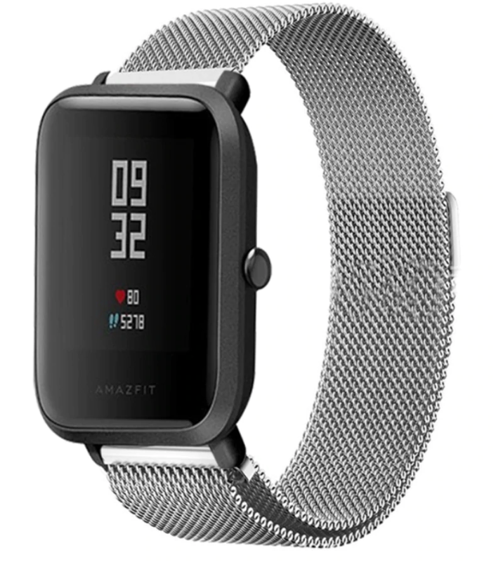 Xiaomi Amazfit Bip Milanese band (zilver)
