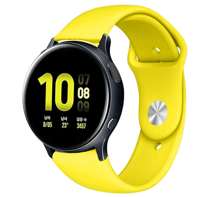 Samsung Galaxy Watch Active / Active 2 sport band (geel)