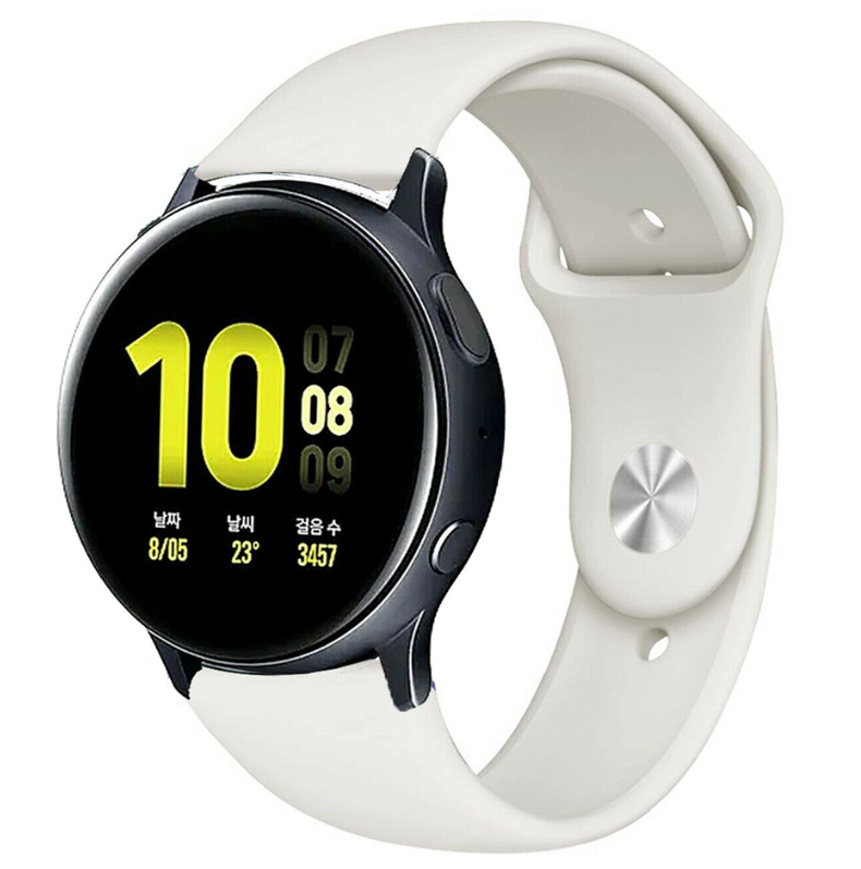 Samsung Galaxy Watch Active / Active 2 sport band (wit)