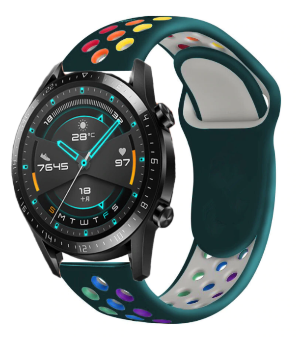 Huawei Watch GT 2 sport band (kleurrijk dennengroen)