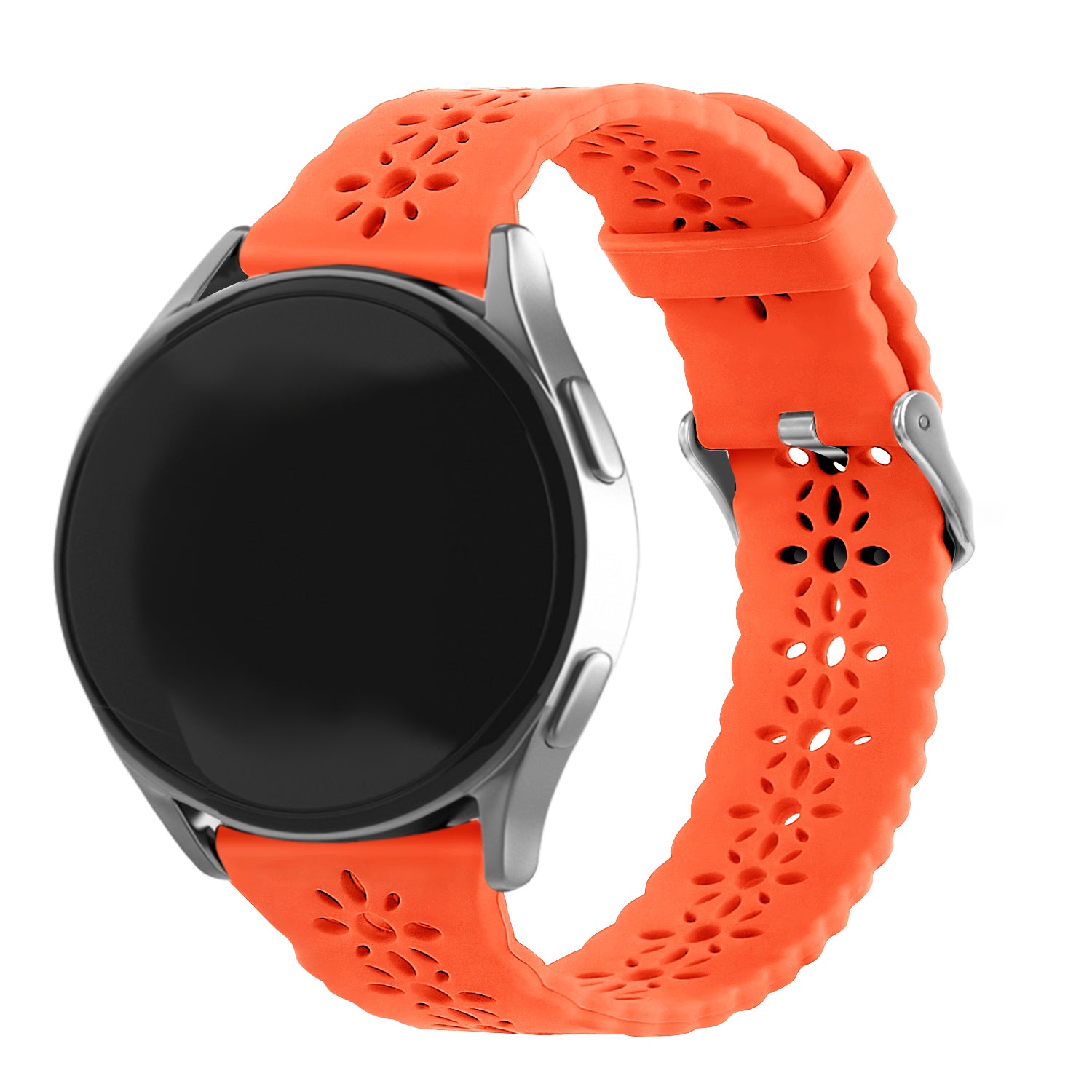 Amazfit Bip U (Pro) siliconen bandje met patroon (oranje)