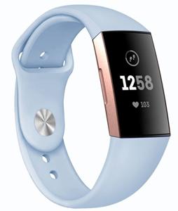 Fitbit Charge 3 sport bandje (lichtblauw)