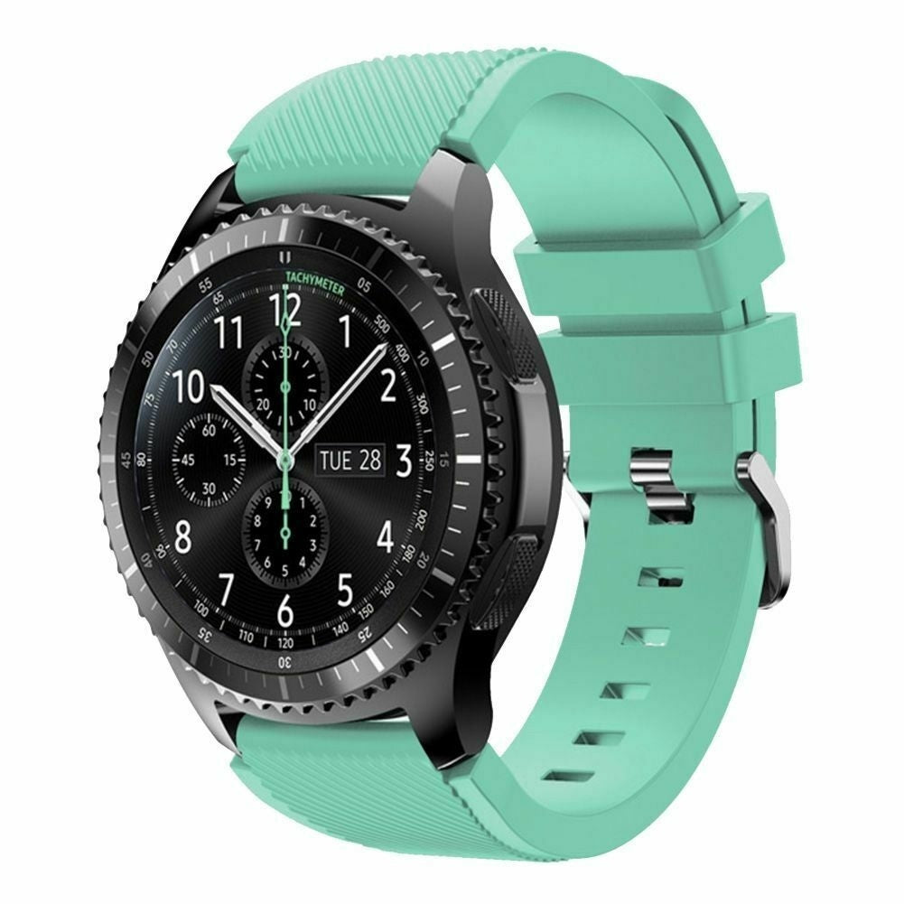 Samsung Galaxy Watch 46mm siliconen bandje (aqua)