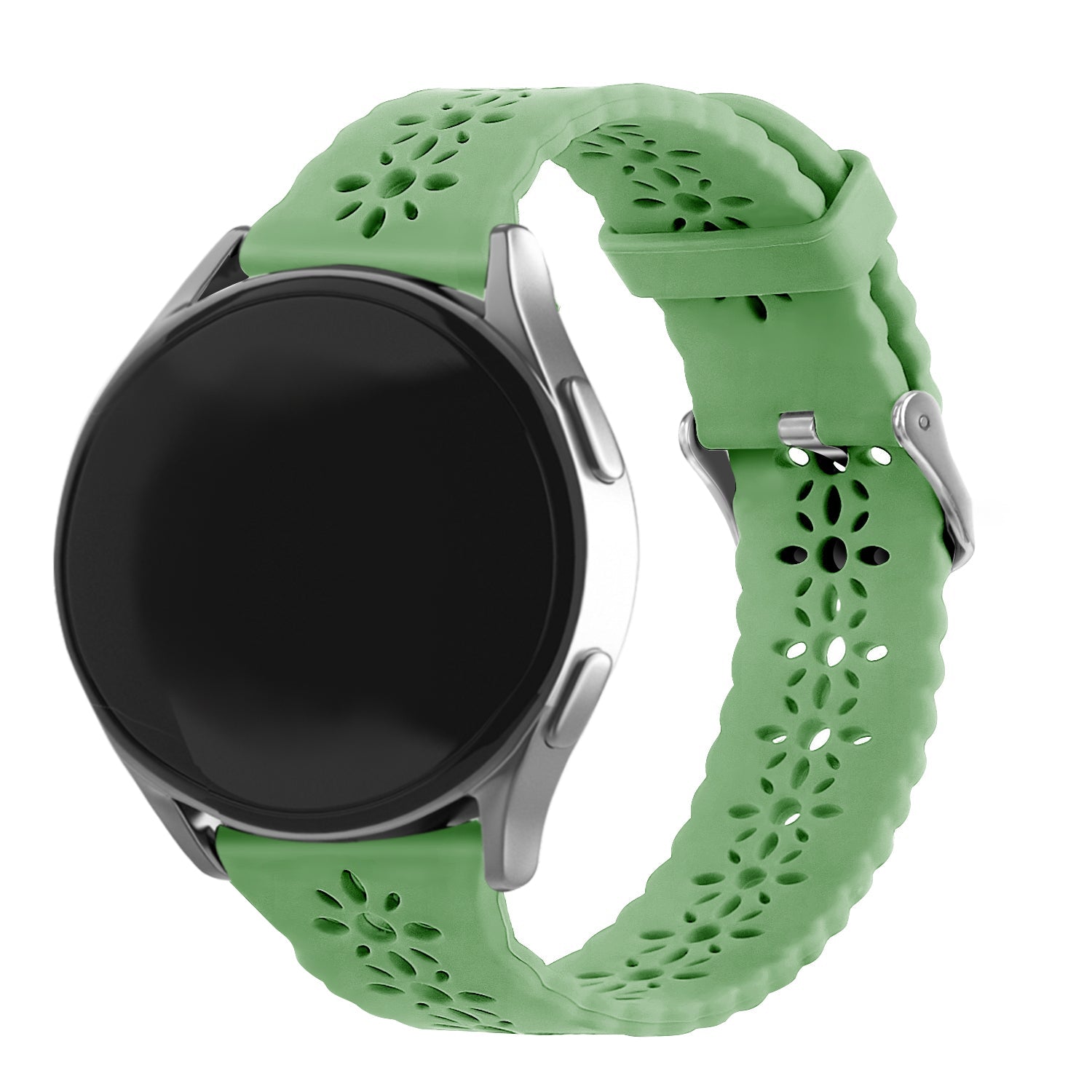 Amazfit Bip 3 (Pro) siliconen bandje met patroon (groen)