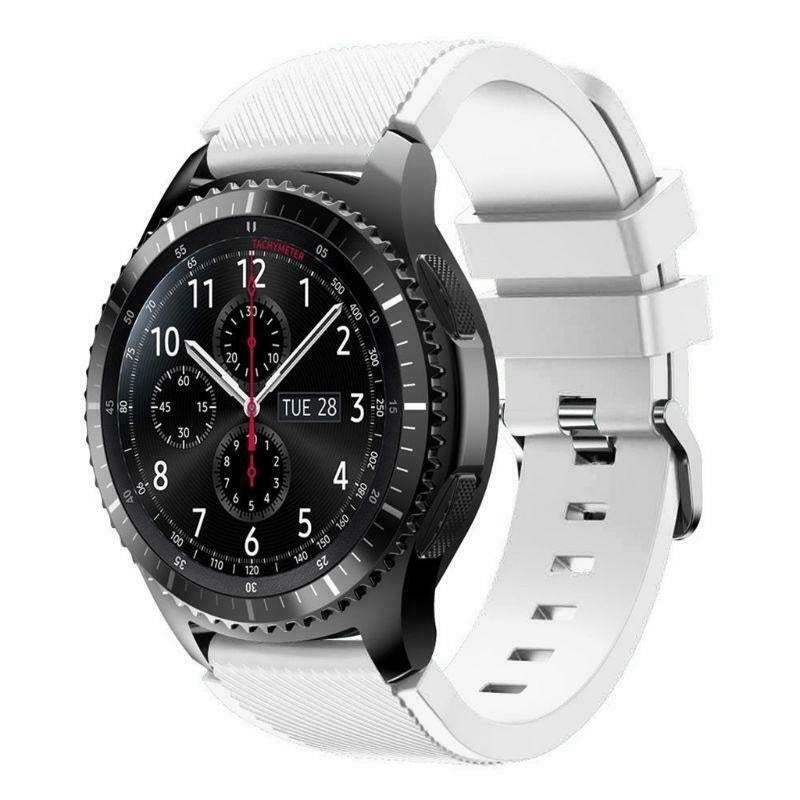 Samsung Gear S3 Classic & Frontier siliconen bandje (wit)
