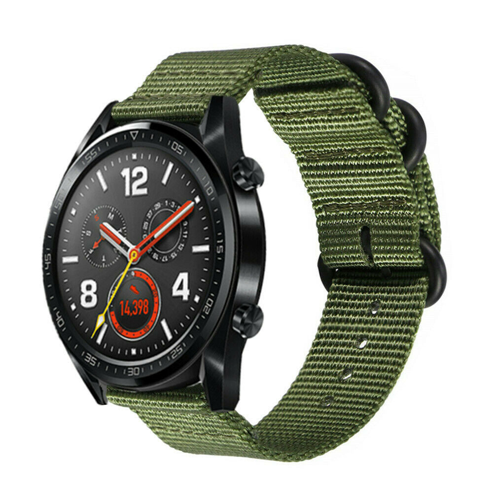 Huawei Watch GT 2 nylon gesp band (groen)