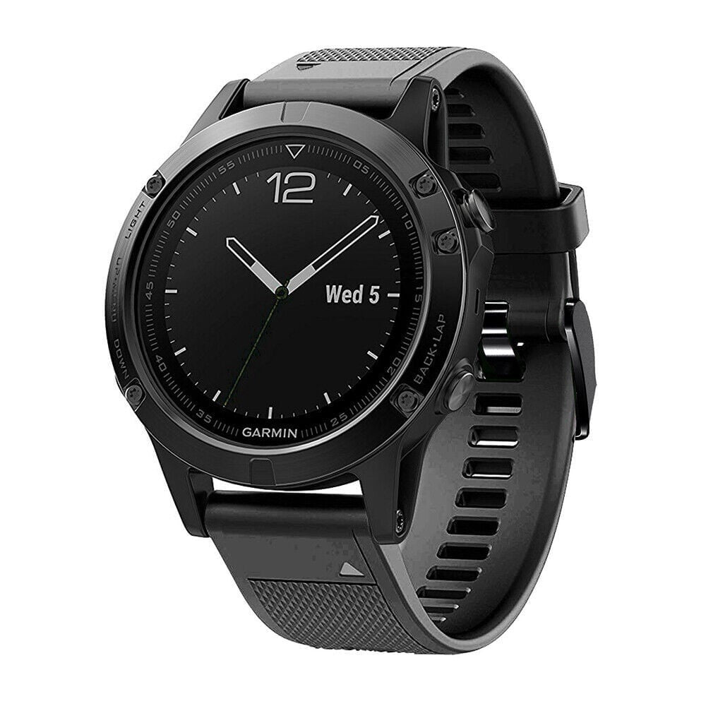 Garmin Quatix 8 - 47mm siliconen bandje (zwart)