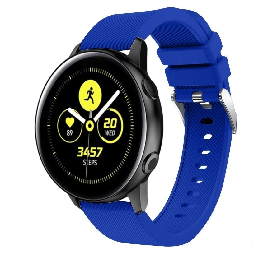 Samsung Galaxy Watch Active / Active 2 siliconen bandje (blauw)