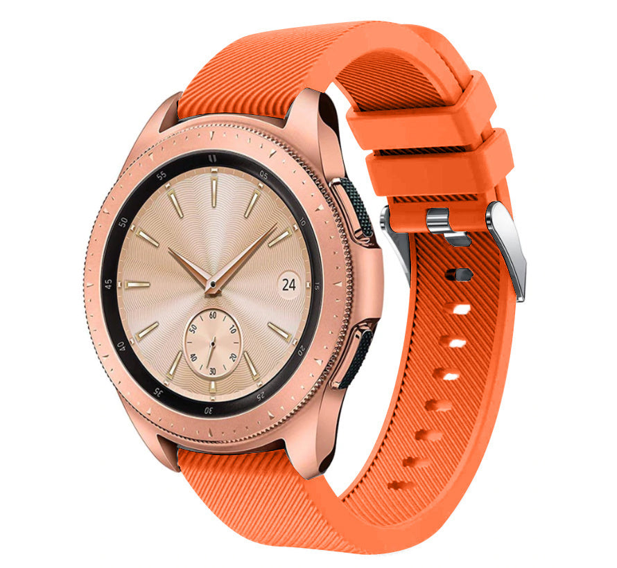 Samsung Galaxy Watch siliconen bandje 41mm / 42mm (oranje)