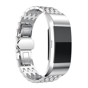 Fitbit Charge 2 stalen draak bandje (zilver)