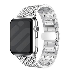 Apple Watch stalen draak bandje (zilver)