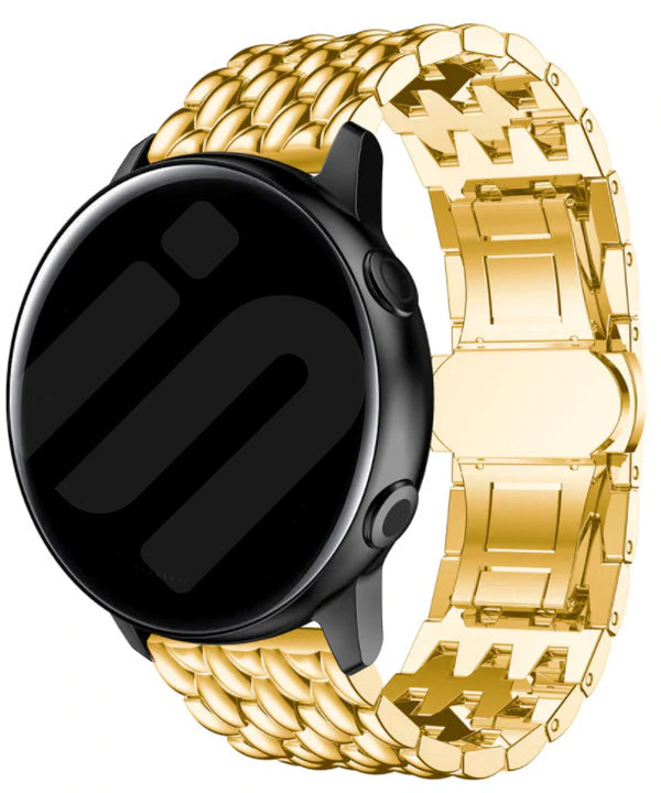 Amazfit Active stalen draak bandje (goud)