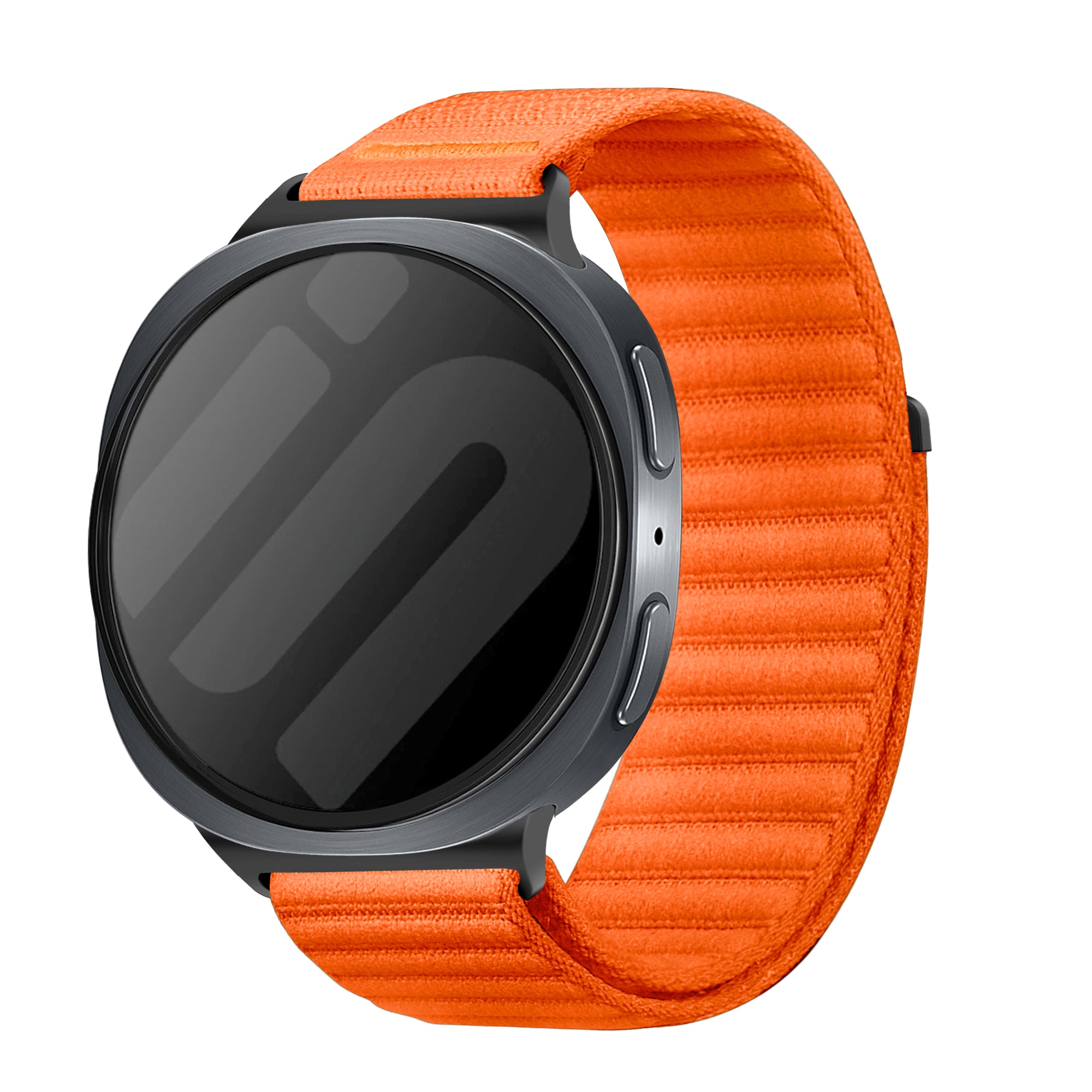 Samsung Galaxy Watch 8 - 40mm wave nylon bandje (oranje)