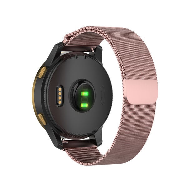 Garmin Forerunner 255s Milanese band (roze)