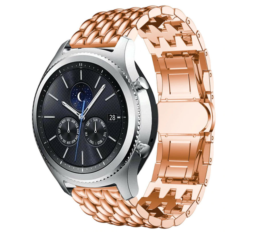 Samsung Gear S3 stalen draak bandje (rosé goud)