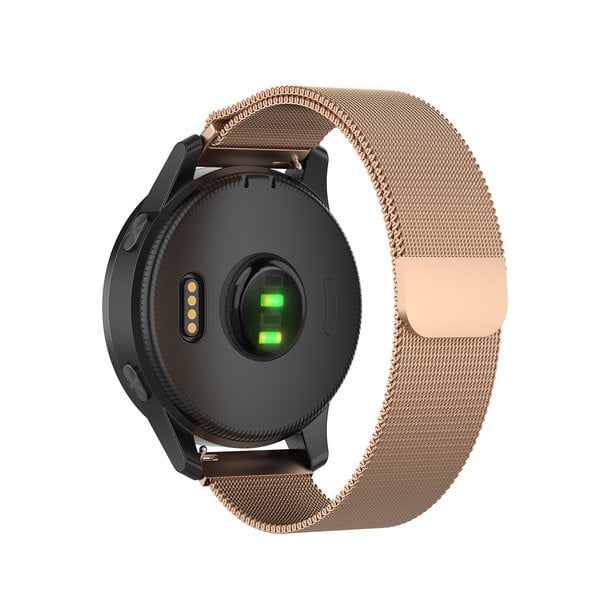 Garmin Forerunner 265s Milanese band (rosé goud)