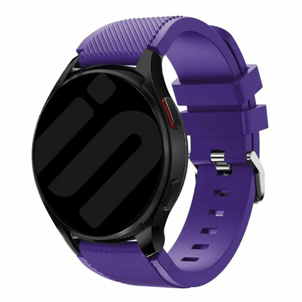 Amazfit Bip 6 twill siliconen bandje (paars)