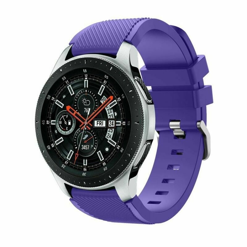 Samsung Galaxy Watch 46mm siliconen bandje (paars)