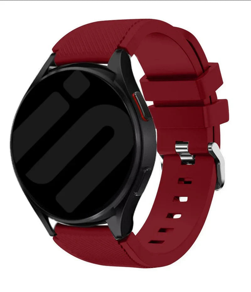 Withings ScanWatch 2 - 42mm twill siliconen bandje (bordeaux)