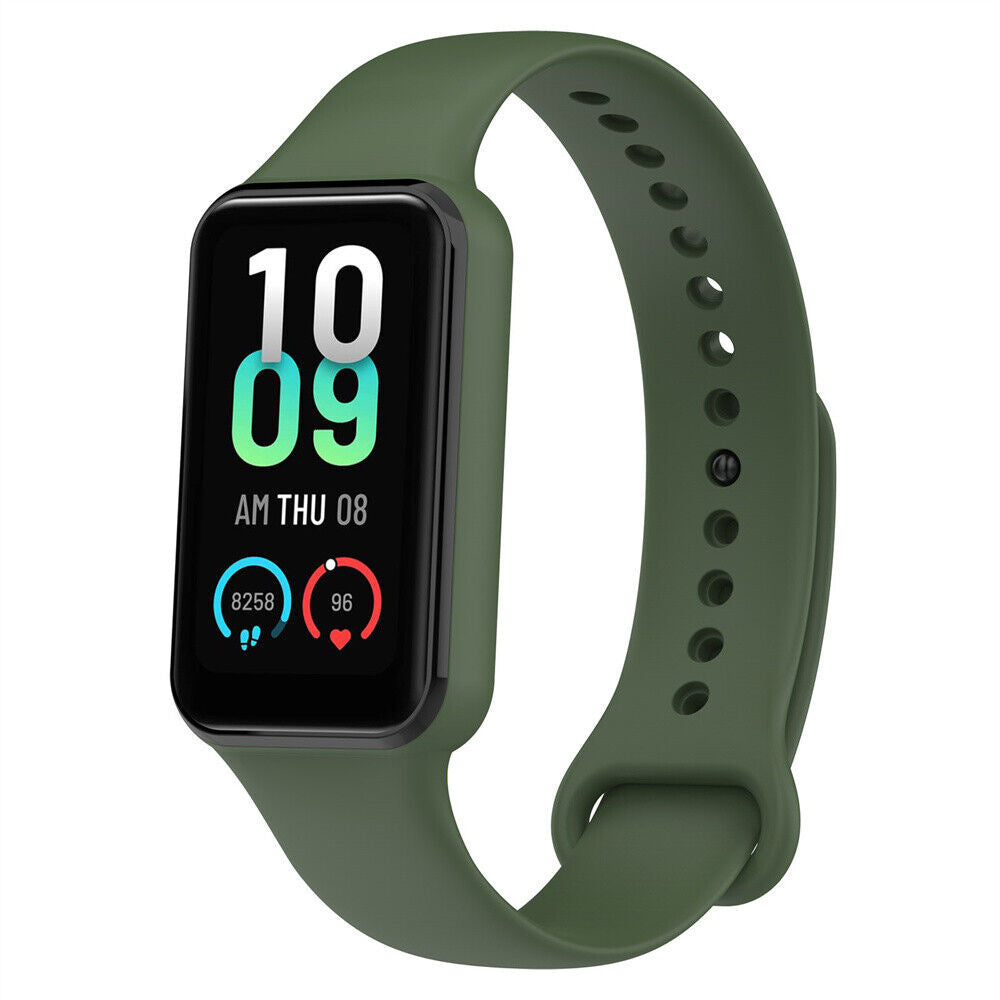 Amazfit Band 7 siliconen bandje (legergroen)